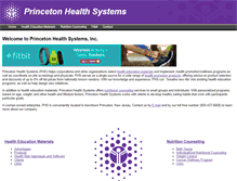 Tablet Screenshot of princetonhealthsystems.com